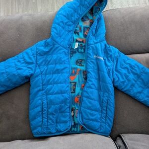 Columbia Bright Blue Quilted Jacket